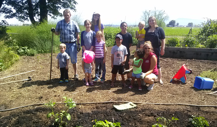 gardening kids singing creek center oregon pioneer