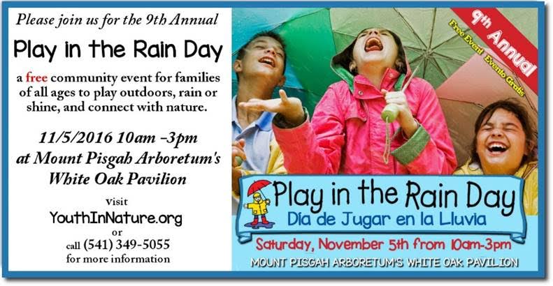 play in the rain day mount pisgah arboretum