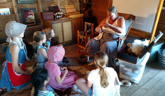 pioneer homesteading summer camp singing creek center