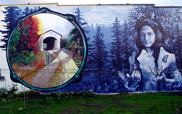 opal whiteley mural cottage grove oregon