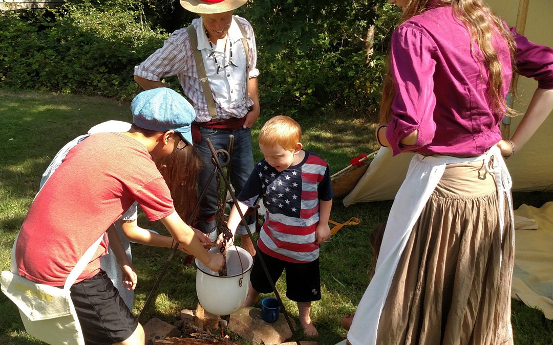 homeschool kids history outdoors singing creek educational center