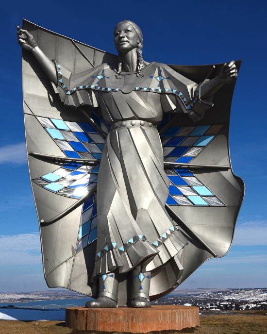 dignity statue in South Dakota singing creek educational center children