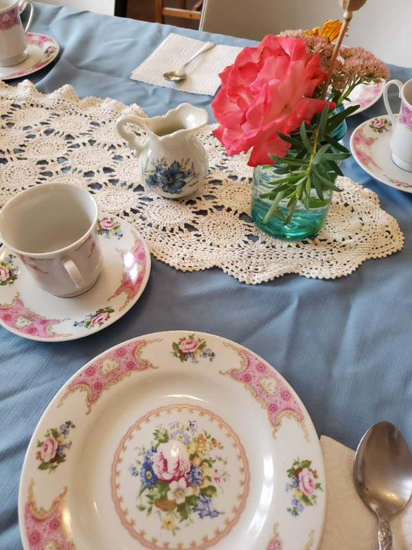 grandparents pioneer tea party