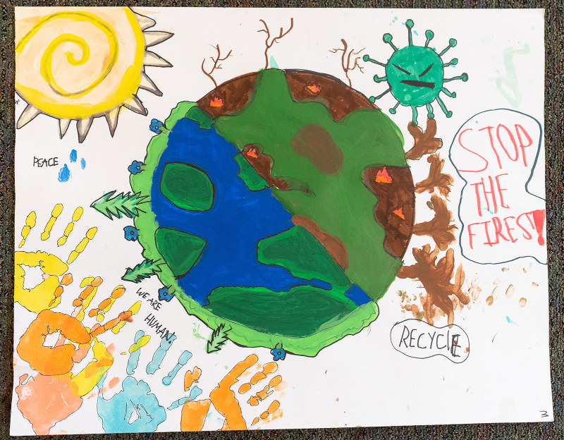 Save the Planet Poster by Ranya Aggarwal - Fine Art America