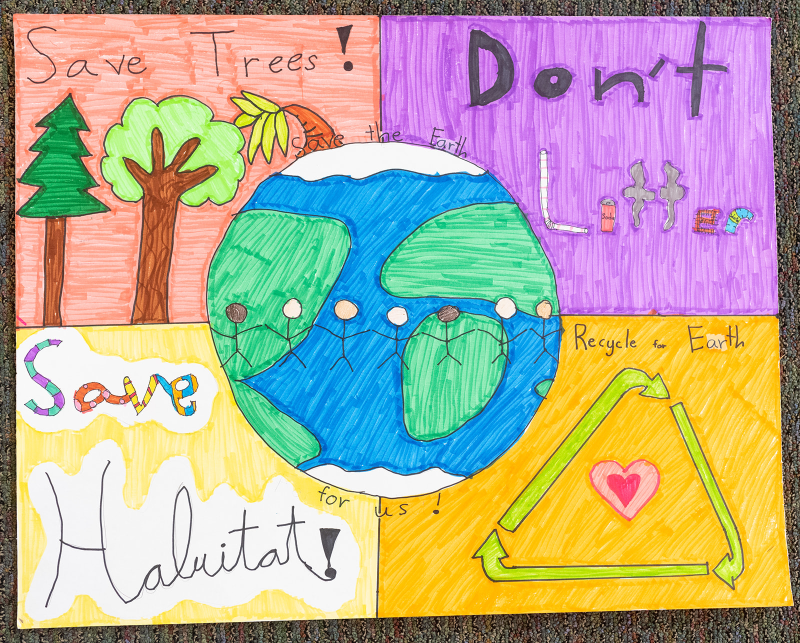 Earth Poster Drawing Mother Nature - Save The Earth Poster - 1600x1518 PNG  Download - PNGkit