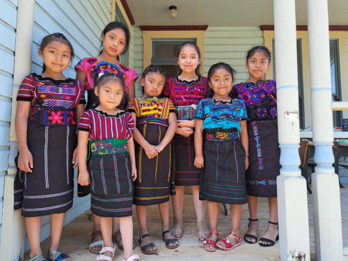 guatemalan children at singing creek educational center summer camp