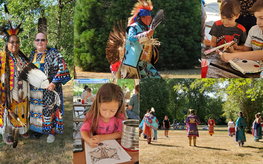 Native american Indigenous campout cultural