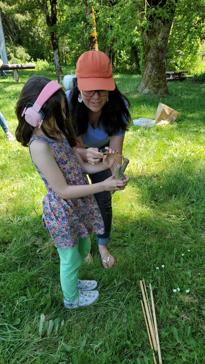 autistic child participating in homeschool Cottage Grove