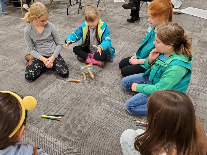 stick dice game girl scouts