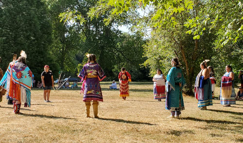 native american women's fancy dress dancing cultural