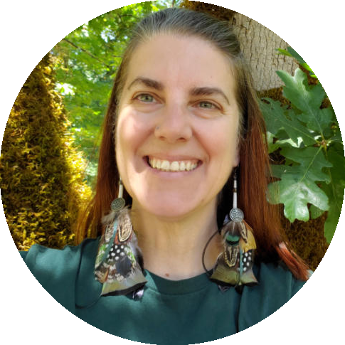 karen in the woods for web Karen Rainsong Executive Director