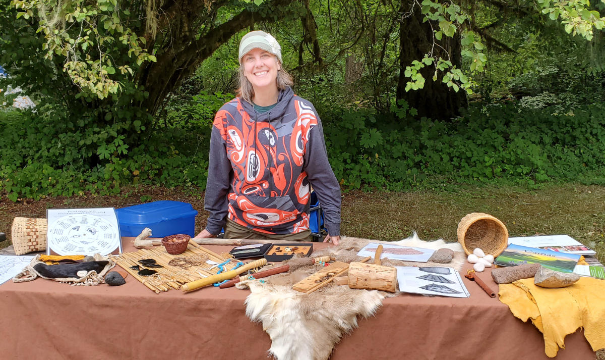 Karen outdoor Kalapuya teaching