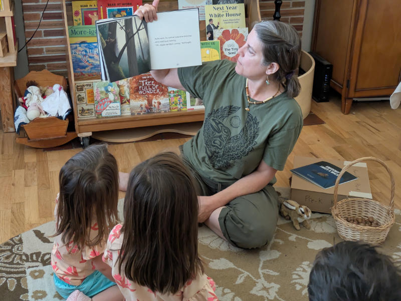 kwiskwis pre K program with Karen Tribal Indigenous story