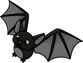cute little bat transparent