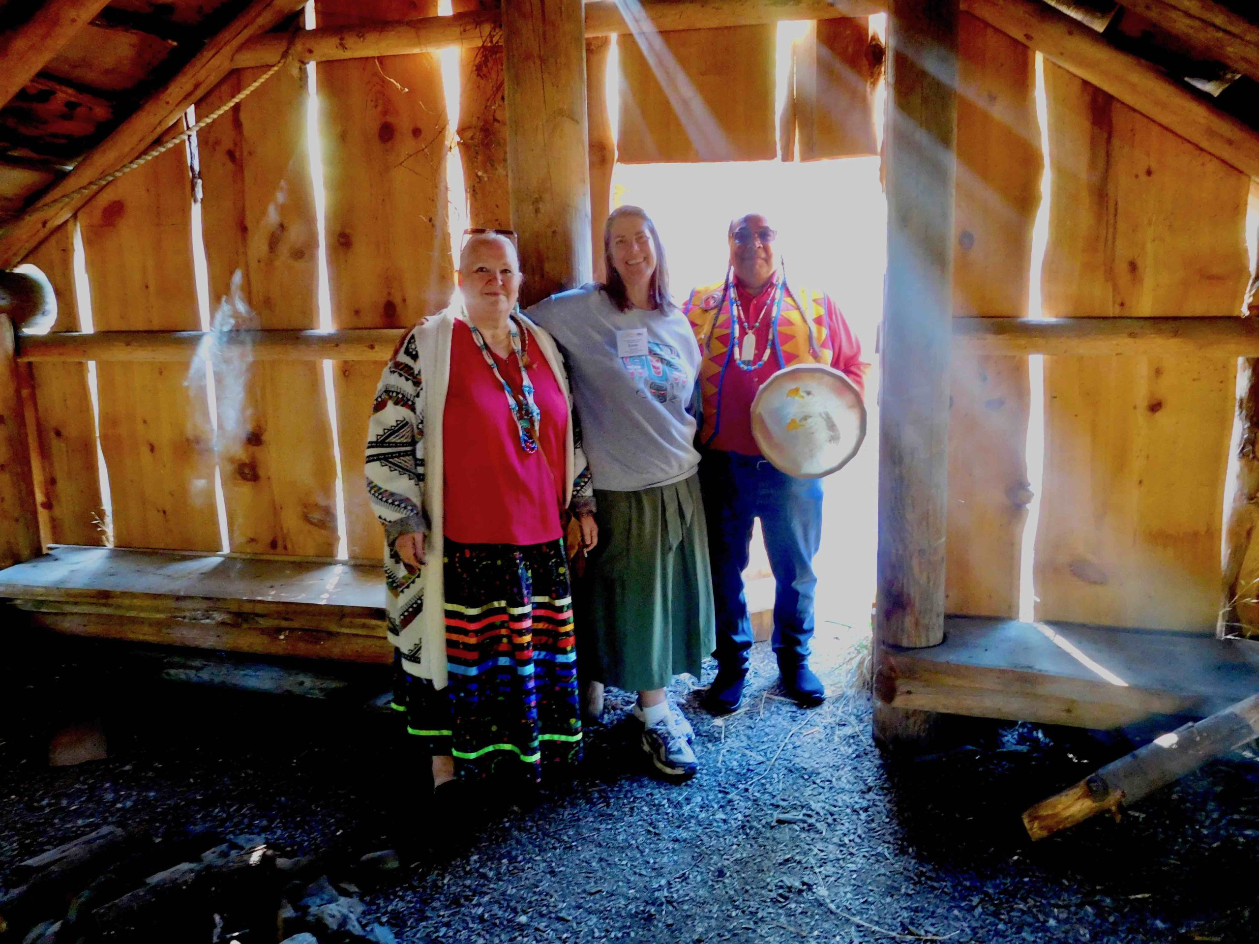 living history village plank house SCEC with Deitz and Kathy