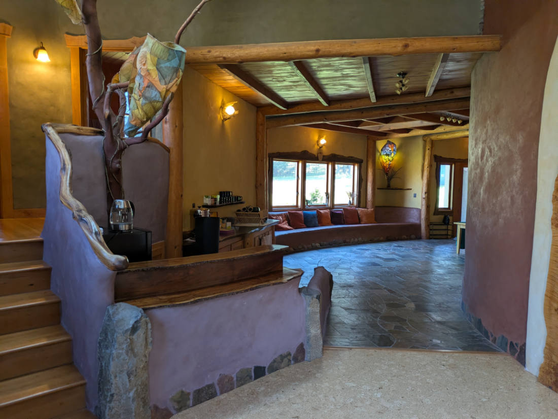 looking toward entryway