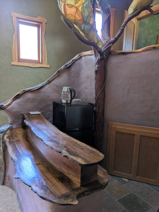 stairs to bathrooms mandala